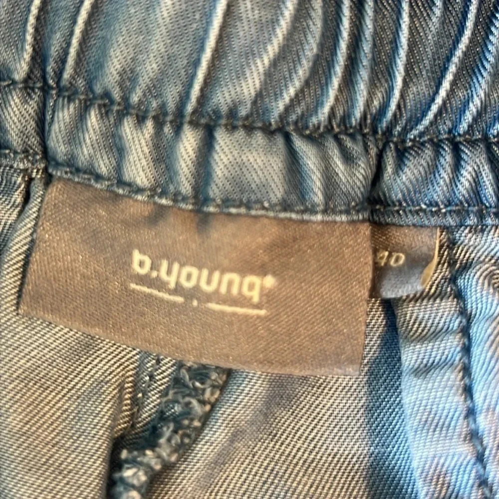 B. Young BYHARIMO 100% Lyocell Shorts  from Denmark. Size EU 40 - Picture 8 of 10